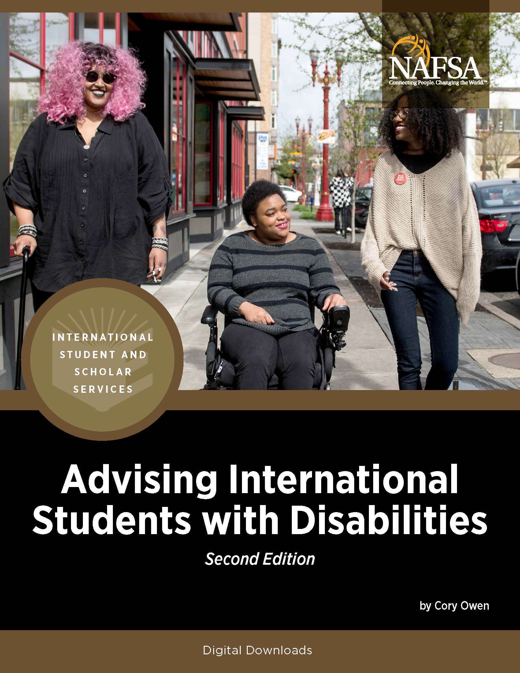 Cover of advising international students with disabilities