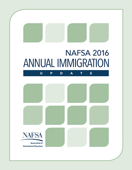 NAFSA Annual Immigration Update 2016