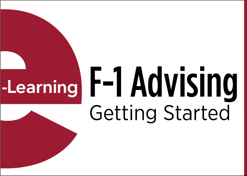 F-1 Advising: Getting Started Course